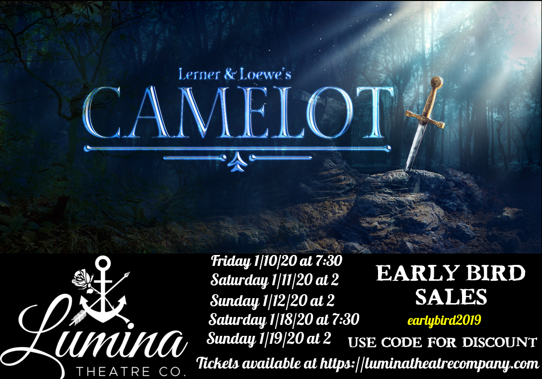 Ticket sales for Camelot now live! Lumina Theatre Company